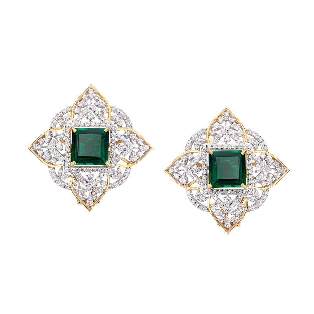 Mia by Tanishq X Disney Jasmine Rose Gold Earrings : Amazon.in: Fashion