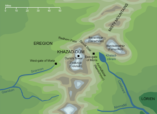Carte Khazad-Dûm
