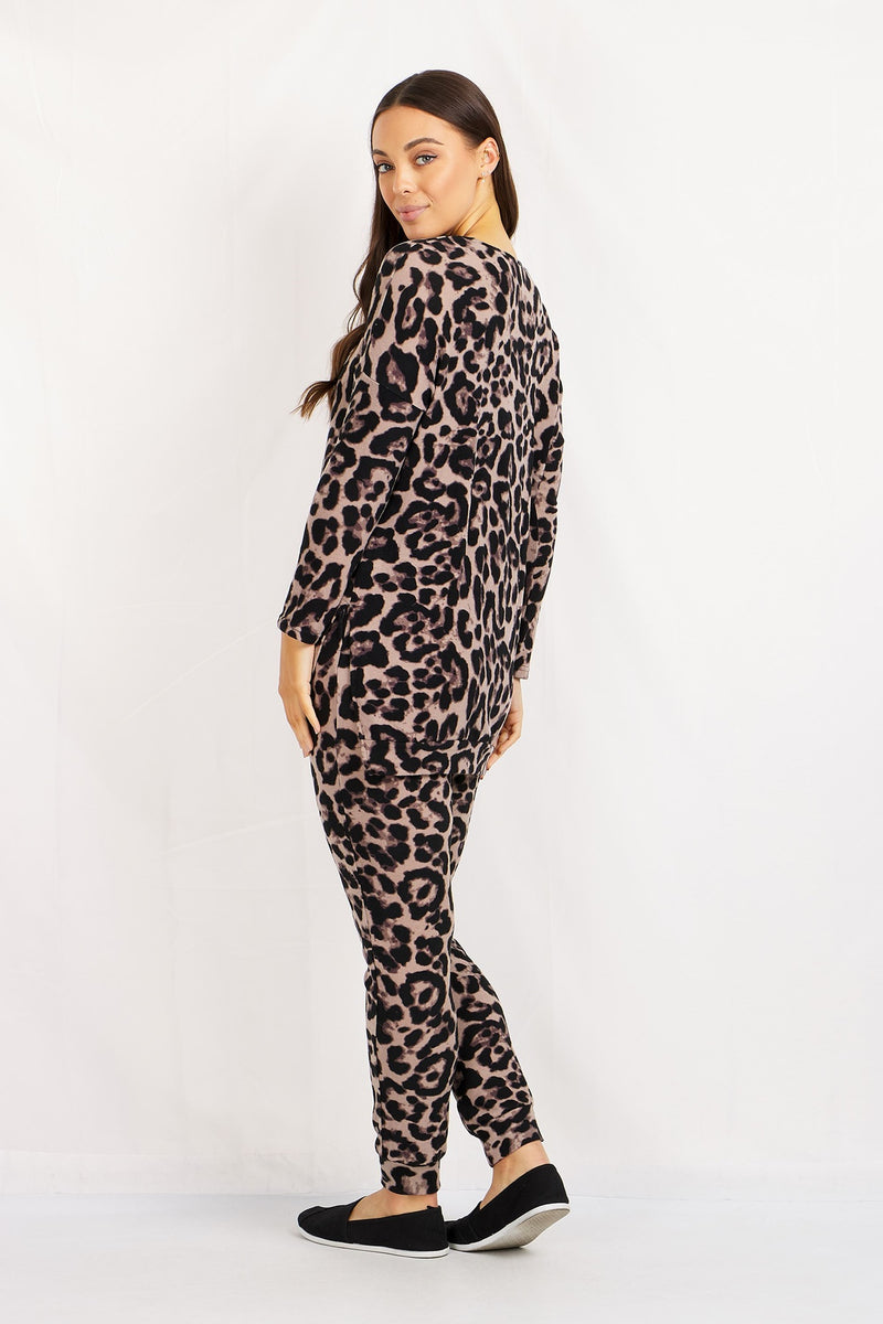 Caroline Morgan Leopard Leisure Set – MODA In Fashion