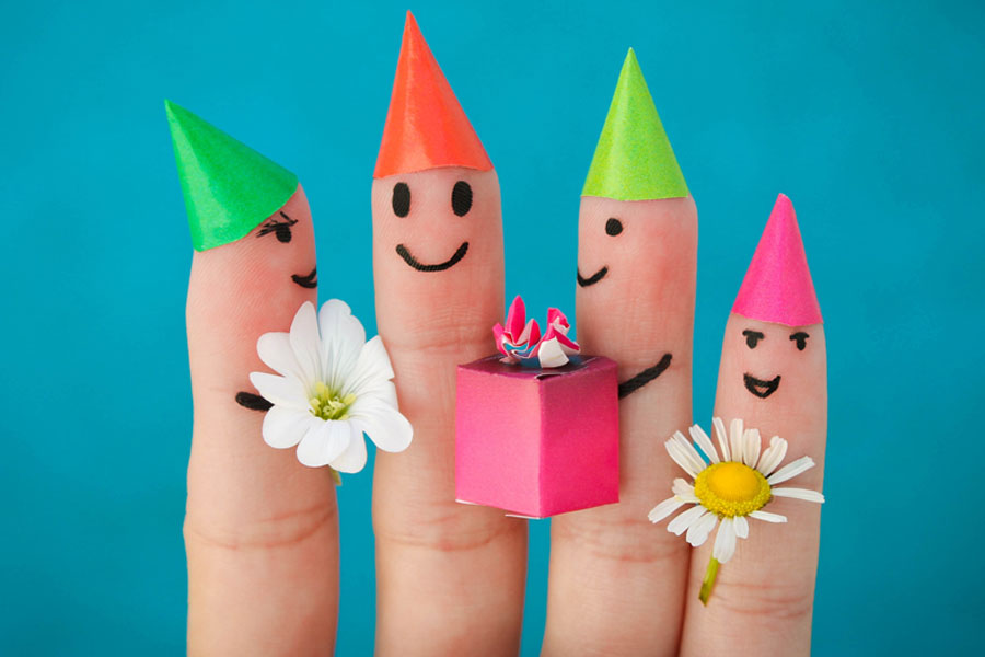 finger puppet party, bachelor and bachelorette party ideas