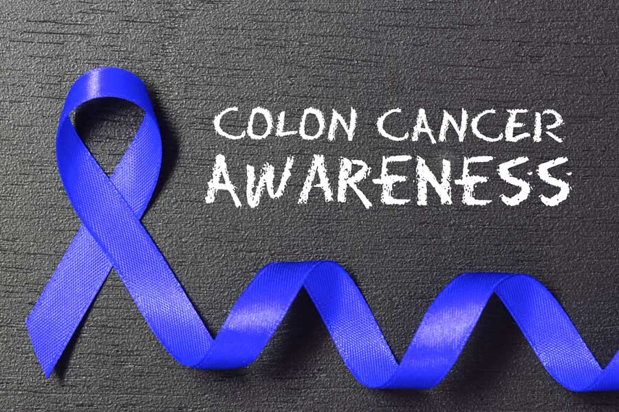 Blue ribbon, Colon Cancer awareness