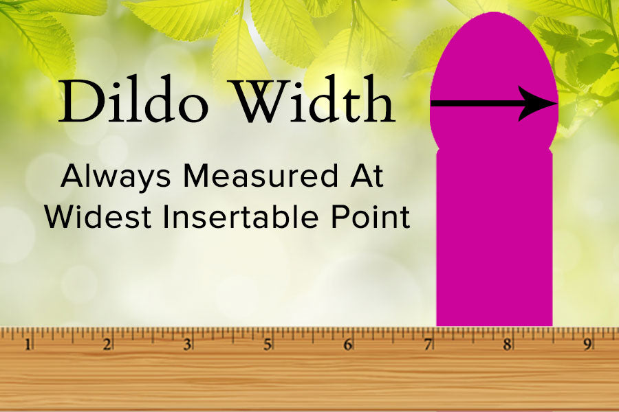 Diagram How To Measure Dildo Width