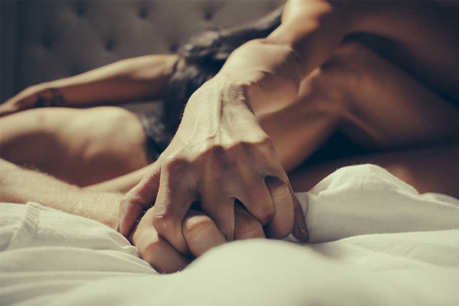 sensual male and female hand clasped, Friends With Benefits