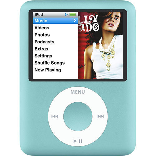 Apple iPod Nano A1236 3rd Generation 8GB (Blue) MB249LL/A
