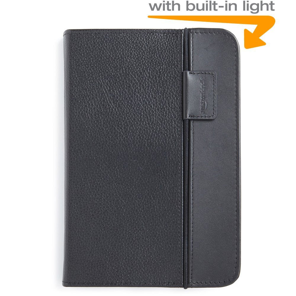 Amazon Kindle Lighted Leather Cover, Black (Fits Kindle Keyboard) - Grade B W/User Guide