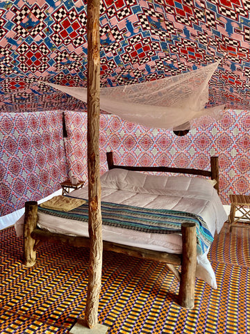 Luxurious and comfy tent in the Lompoul Desert