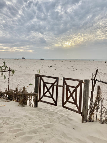 Bed and breakfast on the beach in Langue de Barbarie national park close to Saint Louis Senegal