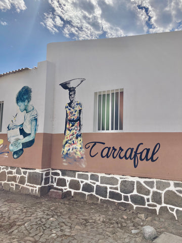 Mural in Tarrafal, Cape Verde island