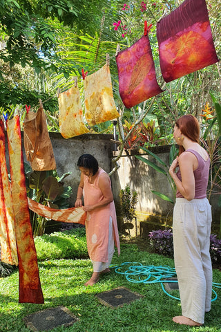 private natural dye workshop - tiffany