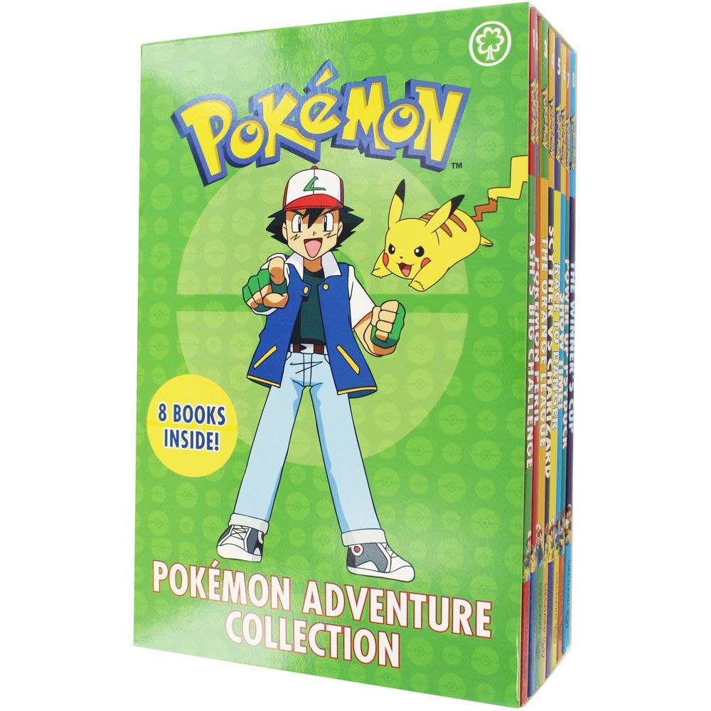 The Official Pokemon Adventure Collection 8 Books Box Set (Ash's Big C