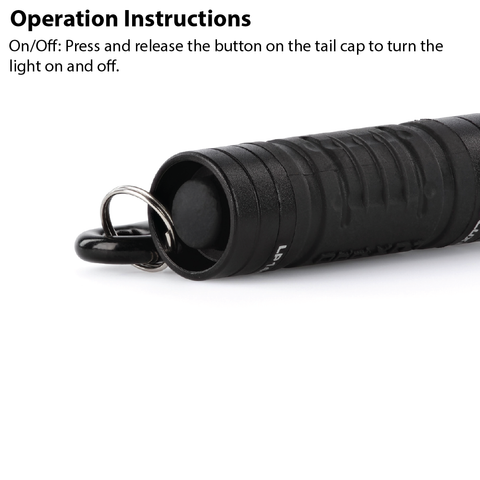 LUXPRO LP146 Keychain Flashlight Operation Instructions