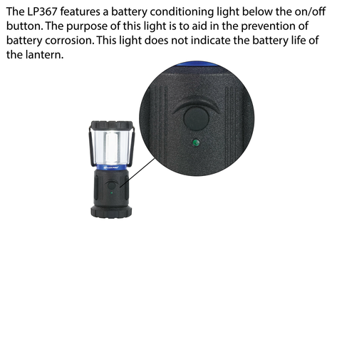 LUXPRO LP367 Lantern Battery Replacement Instructions