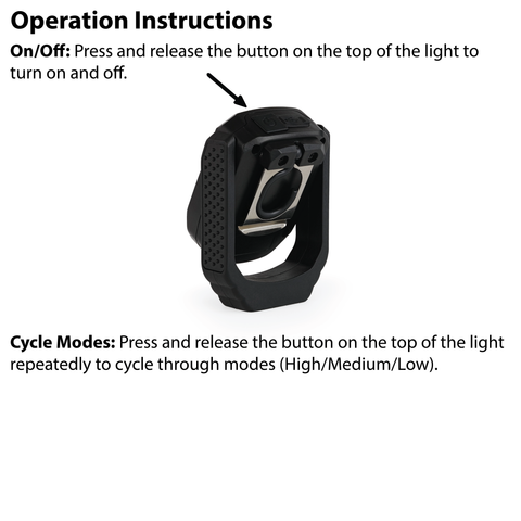 LUXPRO LP387 Work Light Operation Instructions