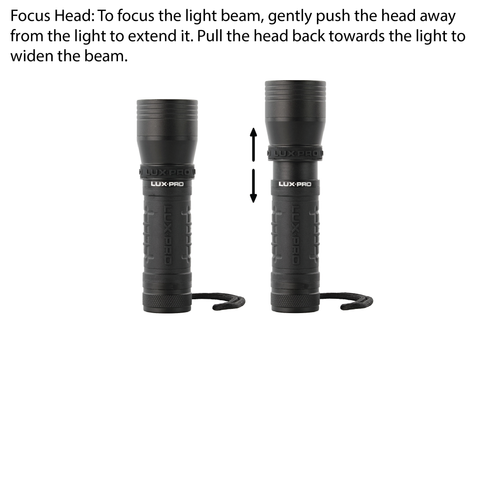 LUXPRO LP630V3 Flashlight Operation Instructions