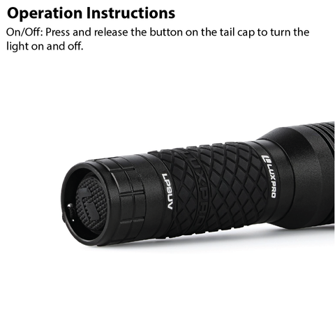 LP9UV Flashlight Operation Instructions