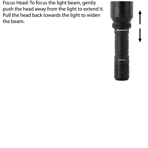 LUXPRO XP913 Flashlight Operation Instructions