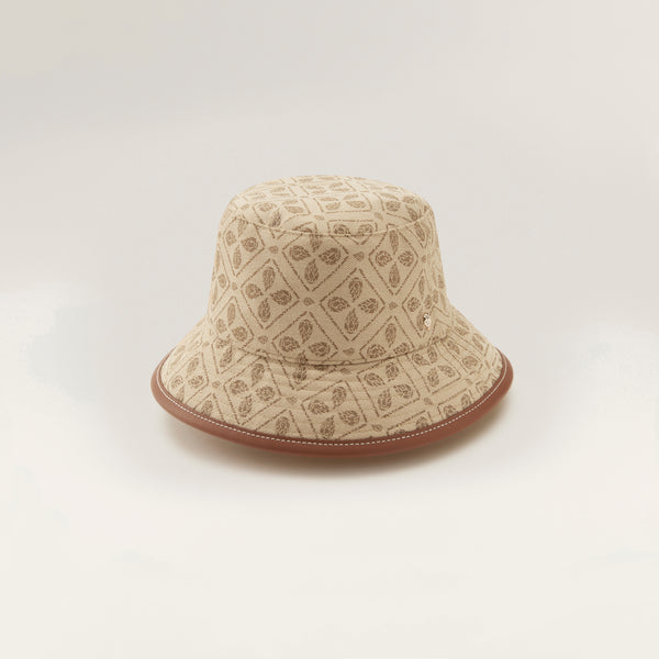 Louis Vuitton Monogram And Stripe Pattern Bucket Hat In Black