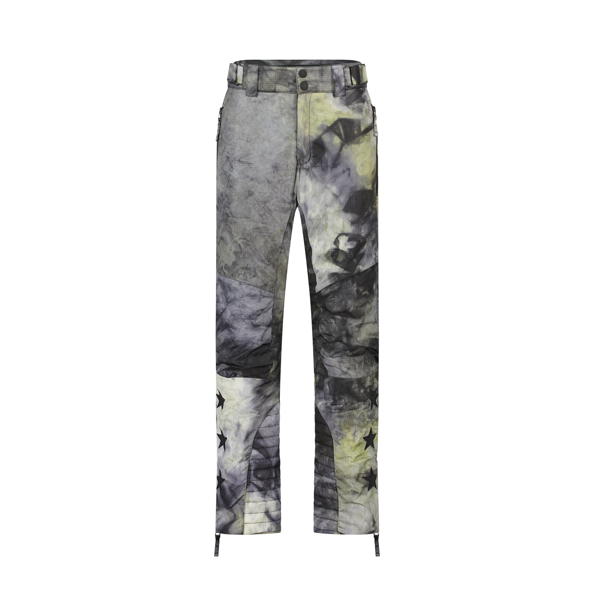 Shell Tie Dye Printed Cargo Pants