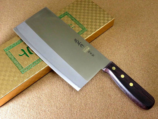 Masahiro 40814 8'' Chinese Chef's Knife / Cleaver - Light / San Mai