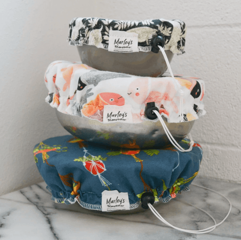 Reusable and washable bowl covers