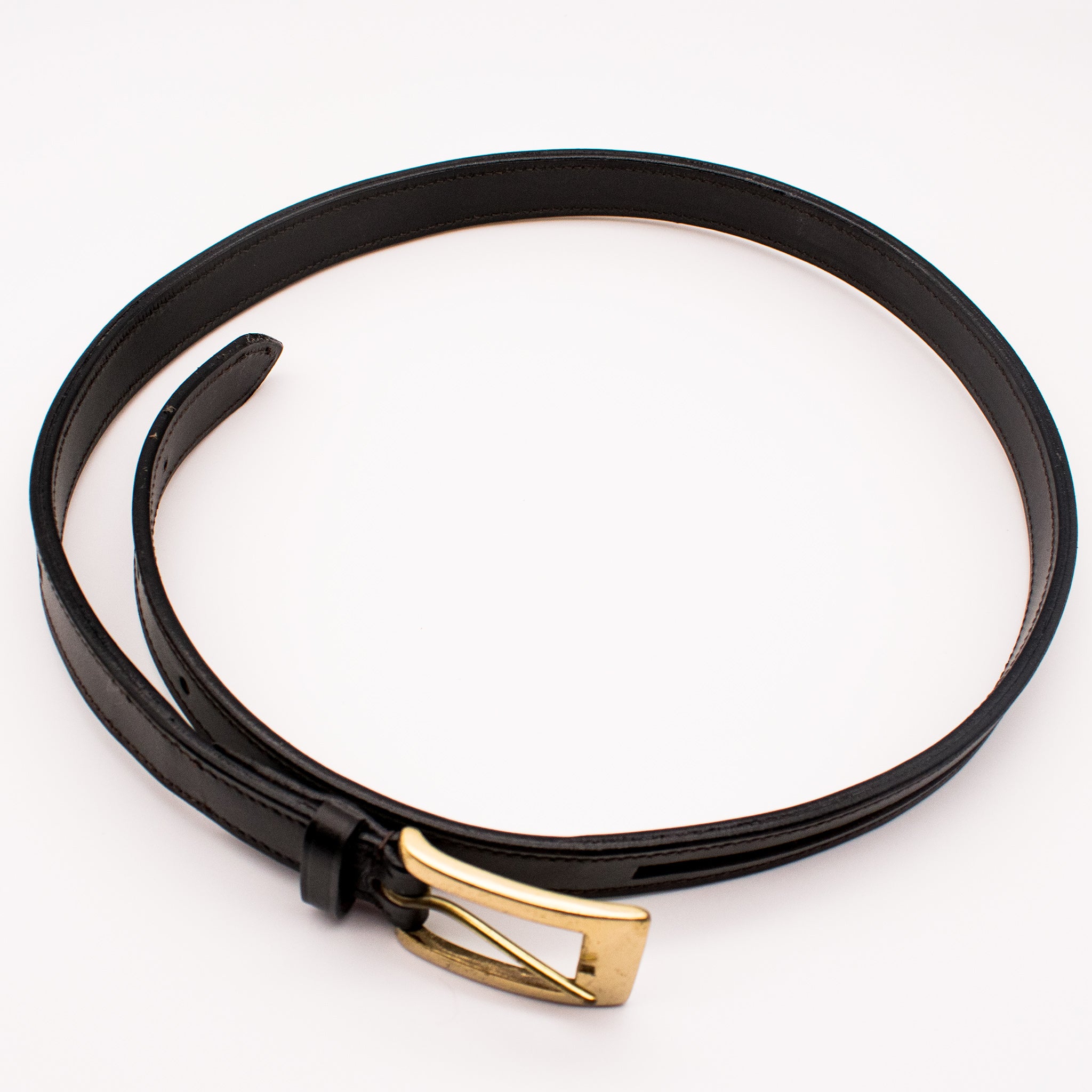 Leather Empty Channel Belts