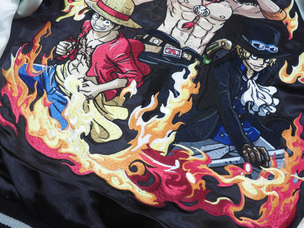 One Piece 三兄弟 スカジャン 福服堂 Fukufuku Dou