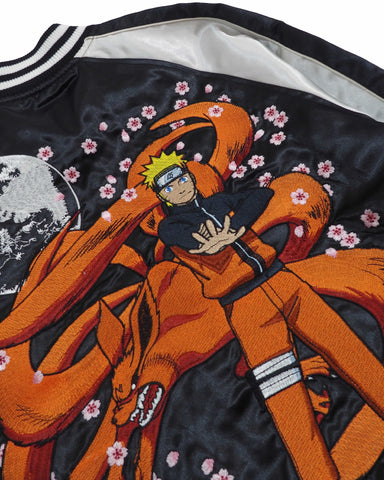 Naruto 朧 ナルト 九尾 スカジャン 福服堂 Fukufuku Dou