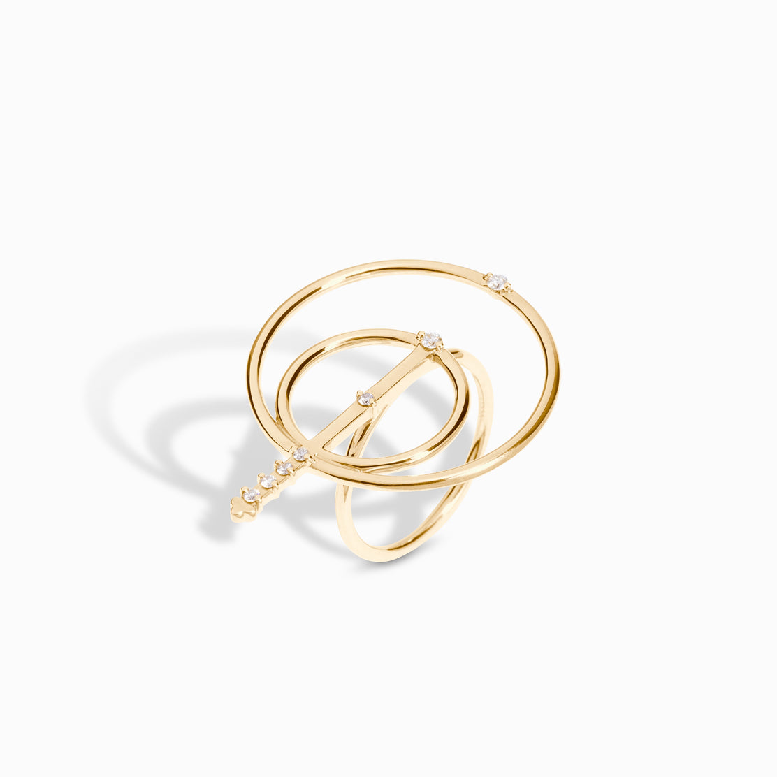 Celestial Diamond Ring / 9K and 18K Solid Gold – NYRELLE