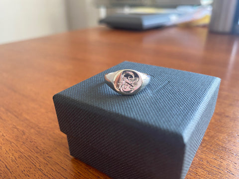 Natasha Sherling Monogram Signet Ring