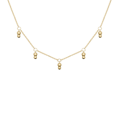 Natasha Sherling Drop Orbit Pendant yellow gold