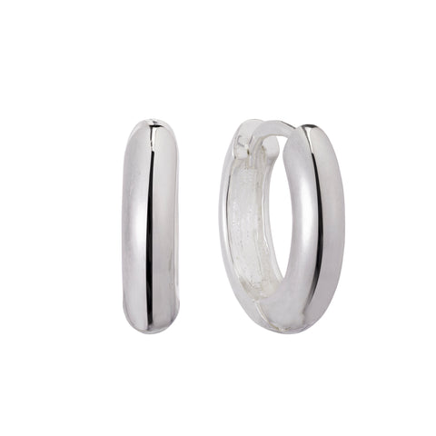 Natasha Sherling small silver hoop earrings