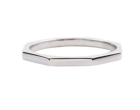 Natasha Sherling Octagon platinum ring