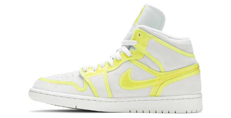 nike air jordan 1 mid lx yellow neon