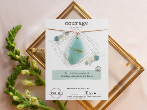 SoulKu Touchstone courage necklace