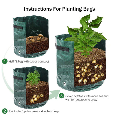 Potato Grow Bags Planting Bag Growing Sweet Potatoes In