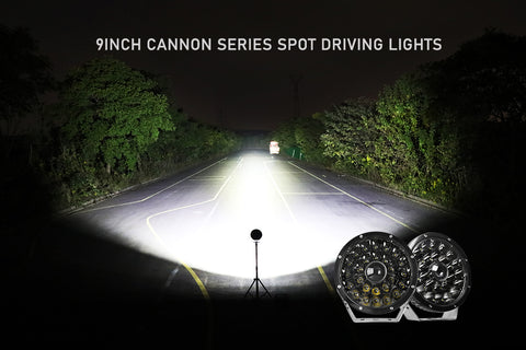 Outdoor light performance of COLIGHT 9INCH Cannon Series Led Driving Lights