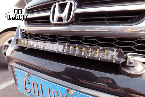 A20 series light bar in the front grill
