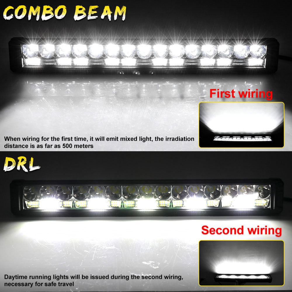 COLIGHT 52inch Striker Series LED Round Driving Linkable Light Bar
