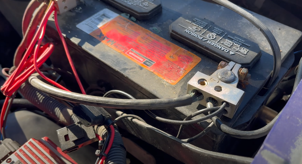 connect the lights to the car battery