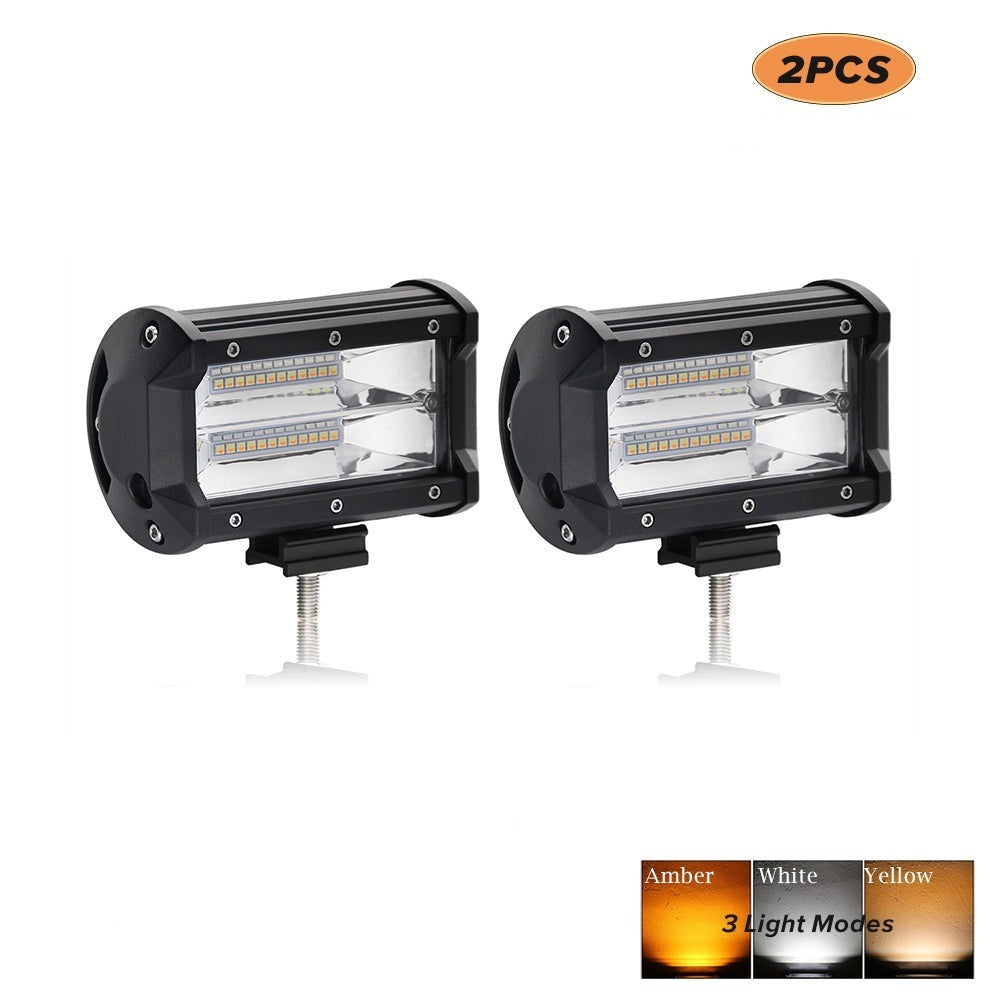 COLIGHT SS6 Series 3inch White Amber Strobe Flush Mount Fog Lights(Set