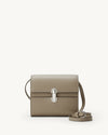 front view of the Symmetry Wallet in Clay grained leather 
