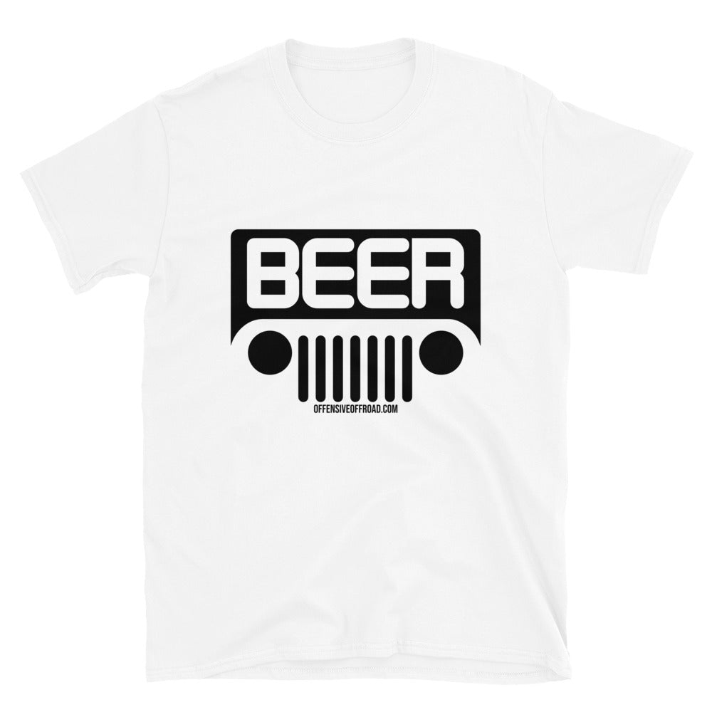 moniquetoohey Jeeps and Beer Unisex Short-Sleeve T-Shirt