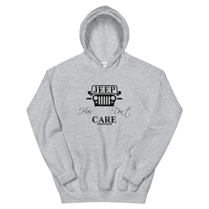 moniquetoohey Jeep Hair Don't Care Unisex Hoodie