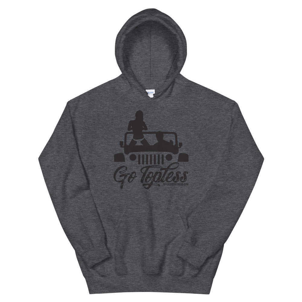 moniquetoohey Go Topless Unisex Hoodie