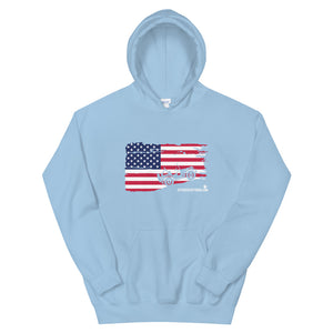 moniquetoohey Jeep Flag Unisex Hoodie