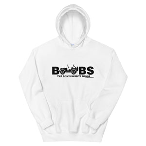moniquetoohey Jeeps & Boobs Two Of My Favorite Things Unisex Hoodie