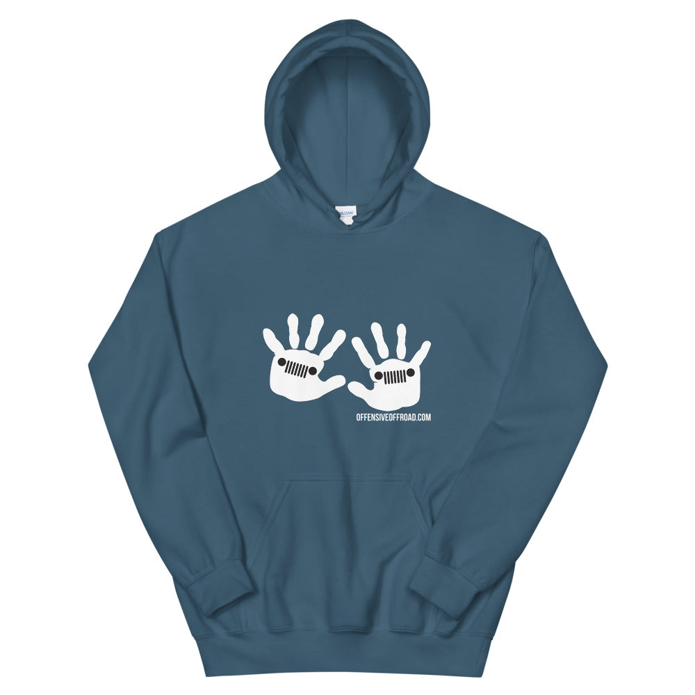 moniquetoohey Jeep Hands Unisex Hoodie