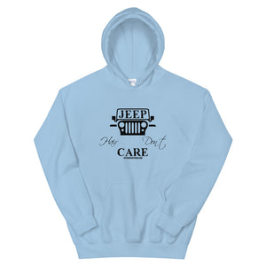 moniquetoohey Jeep Hair Don't Care Unisex Hoodie