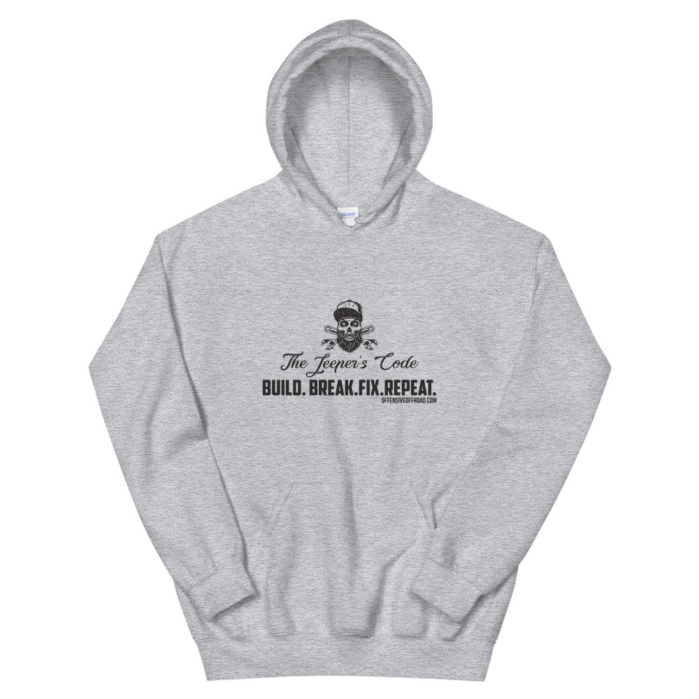 moniquetoohey Build Break Fix Repeat Unisex Hoodie