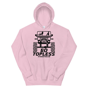 moniquetoohey Go Topless Unisex Hoodie